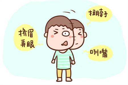 運(yùn)動性抽動和發(fā)聲性抽動的表現(xiàn)